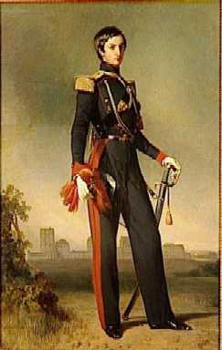 Portrait d'Antoine Marie Philippe Louis d'Orlans, duc de Montpensier, par Franz Xavier Winterhalter, command par Louis-Philippe pour le muse historique de Versailles en 1840